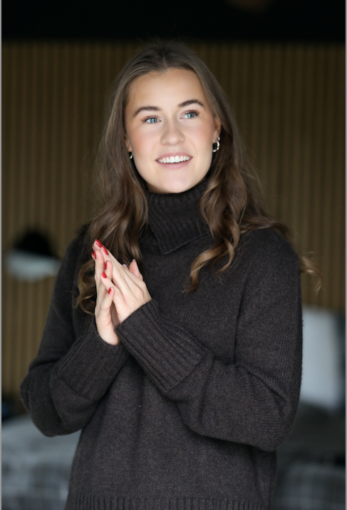 Polo Neck Rib Sweater