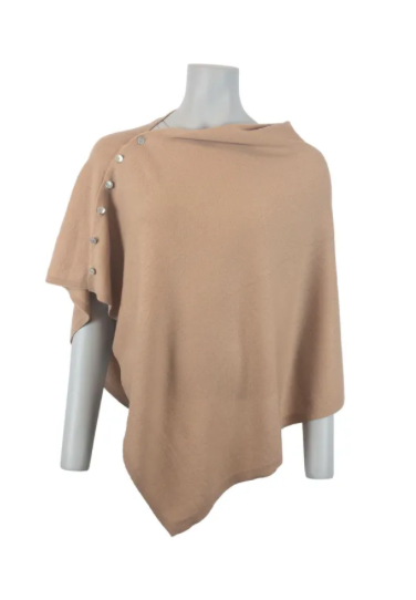 Poncho med knappar